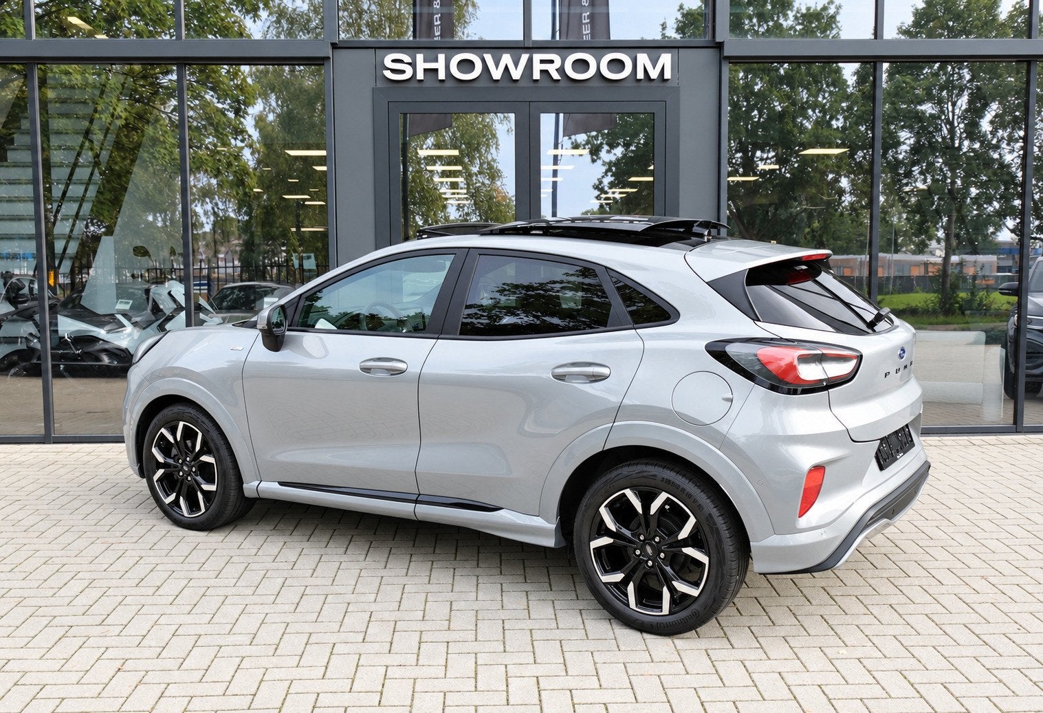 Ford Puma 1.0 EcoBoost Hybrid ST-Line X PANO B&O CAM, Auto's, Dealer onderhouden, Zwart, 1226 kg, Bedrijf