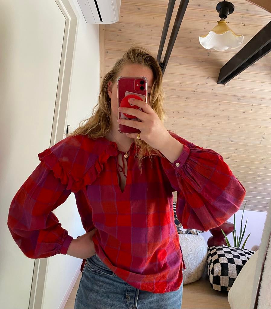 Blouse Les Coyotes De Paris, Kleding | Dames, Ophalen of Verzenden, Nieuw, Maat 38/40 (M), Rood