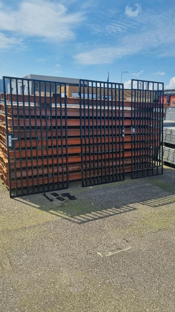 Poort spijlenhekwerk deur hekwerk ( 514 )