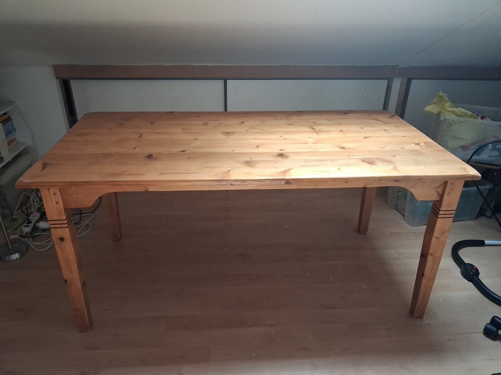 grenen houten tafel, 78 cm hoog, 88 breed, 170 lang, Ophalen, Gebruikt, 50 tot 100 cm, Landelijk
