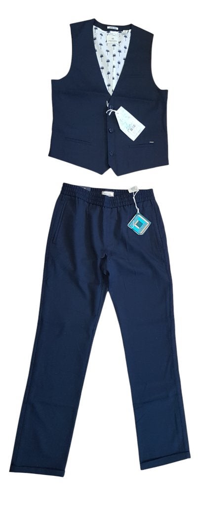 Gloednieuwe blauwe SCOTCH & SODA jog pantalon maat 16/176., Kinderen en Baby's, Kinderkleding | Maat 176, Broek, Verzenden, Nieuw
