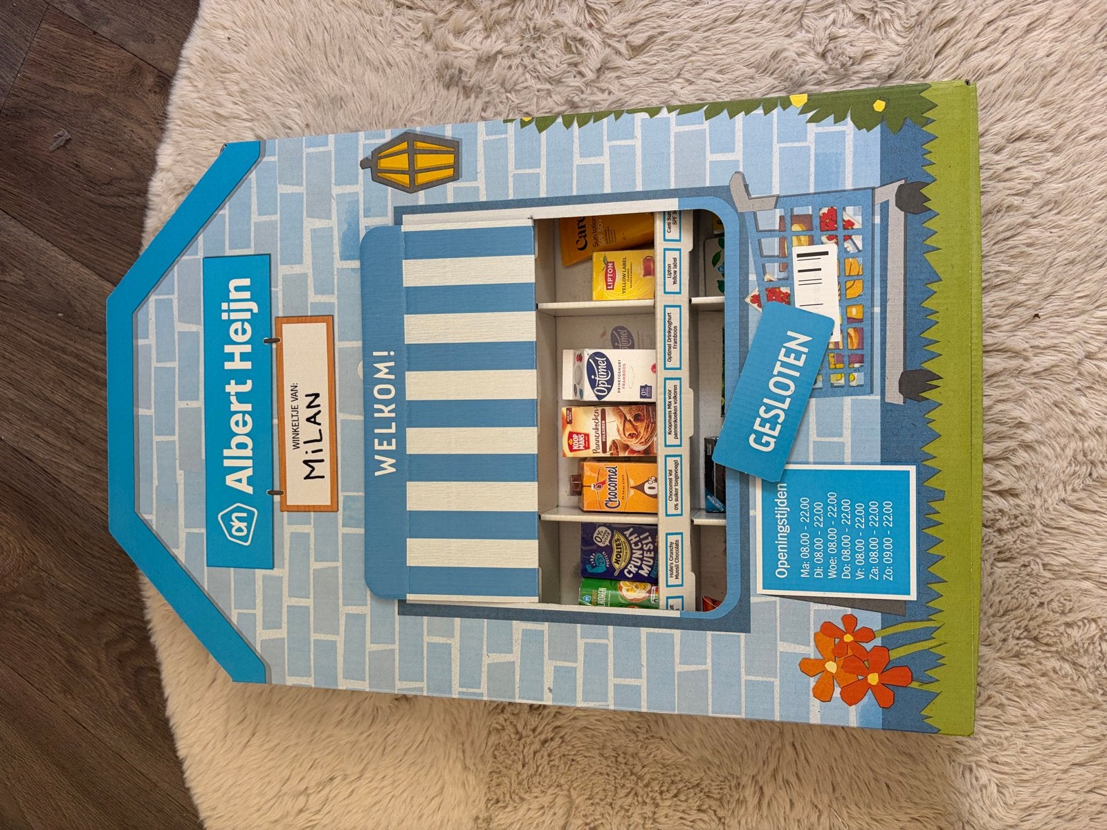 Albert Heijn Winkelhuisje met mini's gratis, Kinderen en Baby's, Ophalen, Zo goed als nieuw, Jongen of Meisje