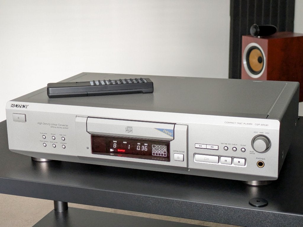 Sony CDP-XE530, cd-speler met nieuwe remote, werkt perfect, Audio, Tv en Foto, Cd-spelers, Ophalen of Verzenden, Gebruikt, Sony