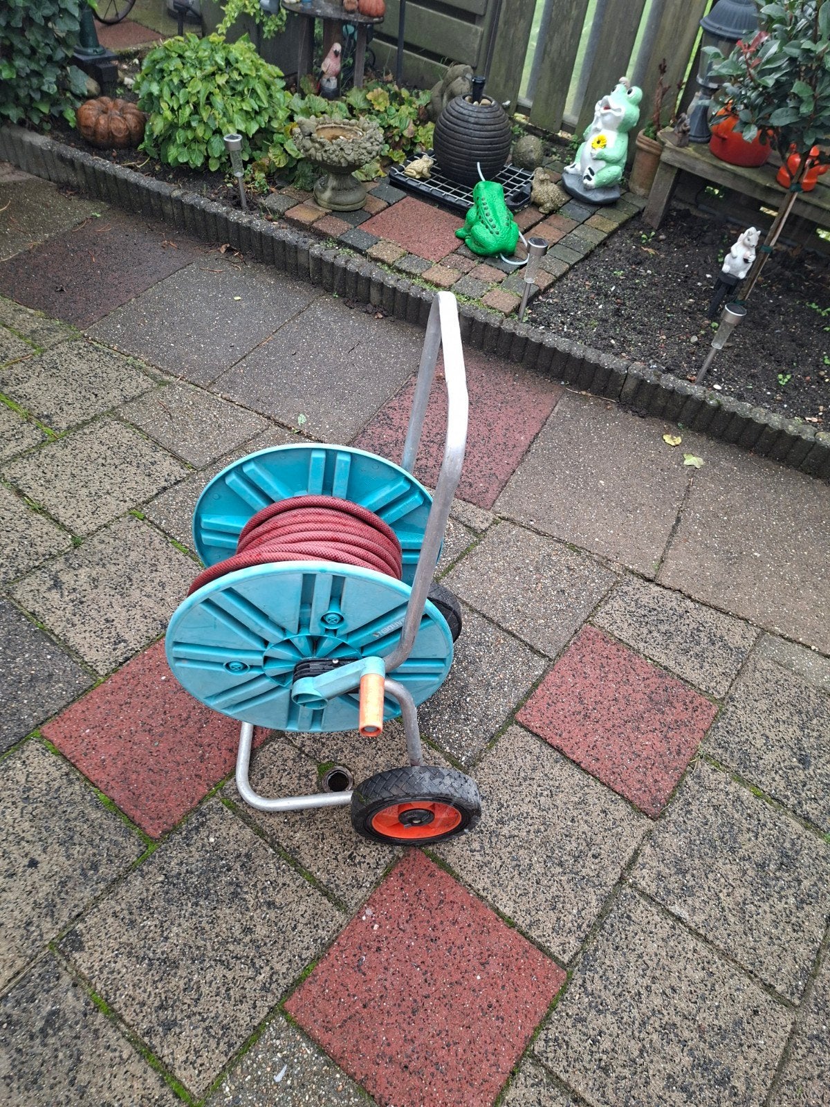 gardena  slangen  haspel, Tuin en Terras, Ophalen, Gebruikt, Tuinslanghaspel