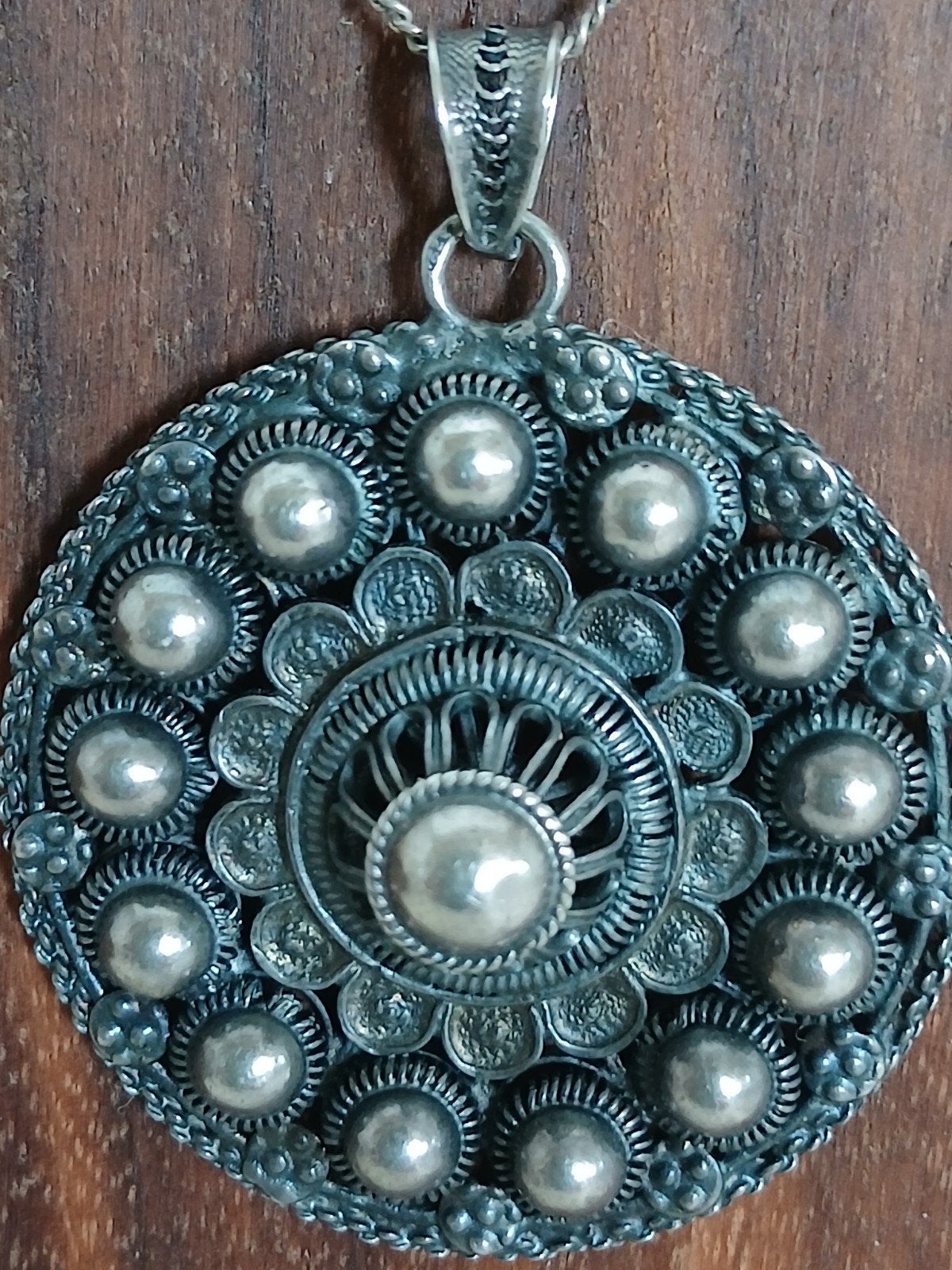 Antieke Zeeuwse Knoop Hanger - 835 Zilver, Ophalen of Verzenden, Zilver, Hanger