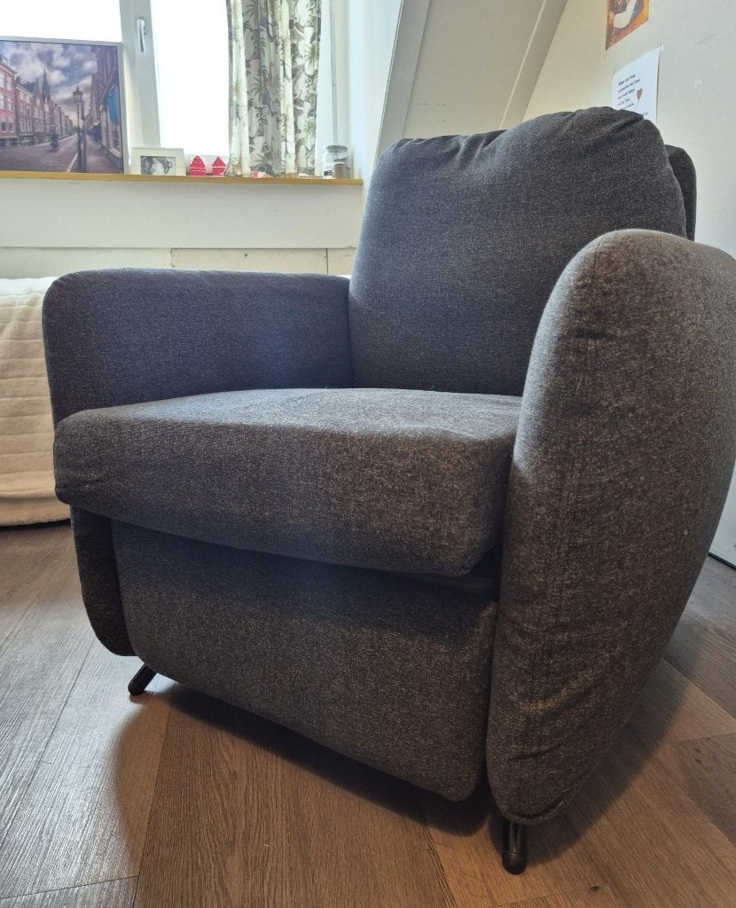 Comfortabele verstelbare fauteuil / relaxstoel, Ophalen, Gebruikt, 75 tot 100 cm, 75 tot 100 cm