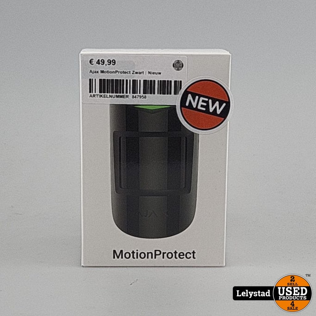 Ajax MotionProtect Zwart | Nieuw, Flex Ltd., Gebruikt, https://flex.com/contact-us, Nobelstraat 10, 5807 GA Oostrum LB, Limburg, Nederland