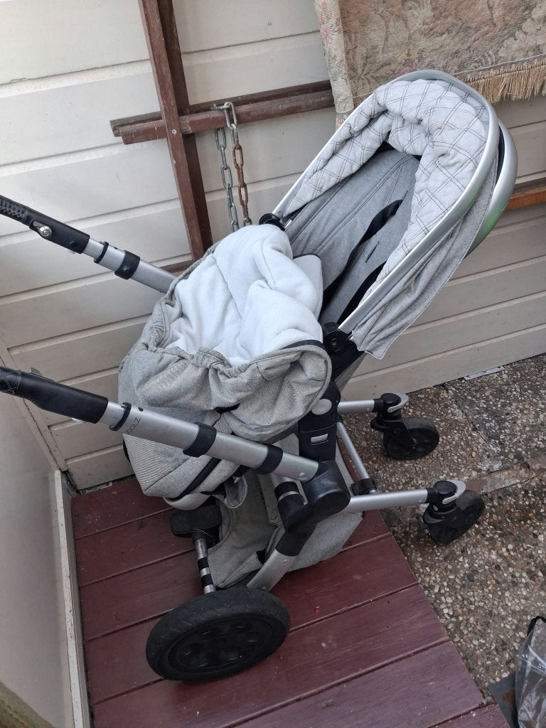 Kinderwagen, Luchtbanden, Zo goed als nieuw, Combiwagen, Ophalen