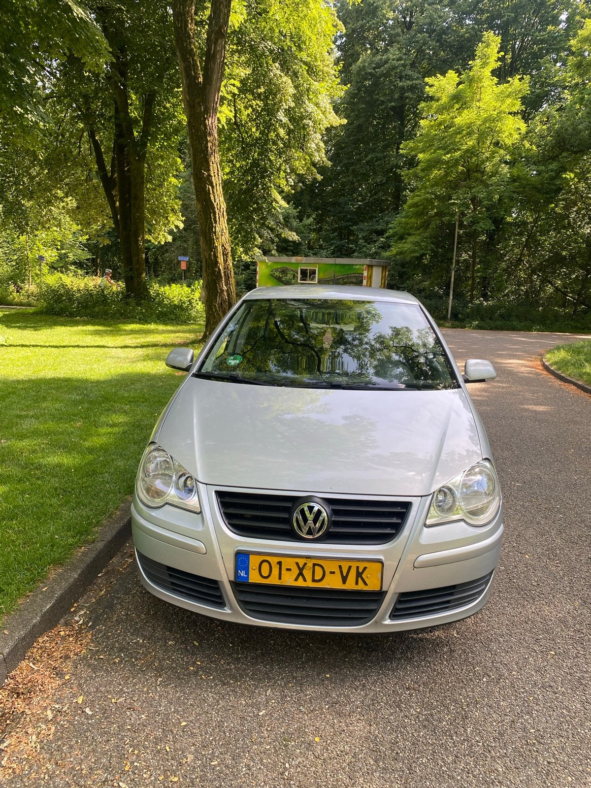 Volkswagen Polo 1.2 40KW 2007 Grijs, Auto's, Voorwielaandrijving, 989 kg, 1198 cc, Origineel Nederlands