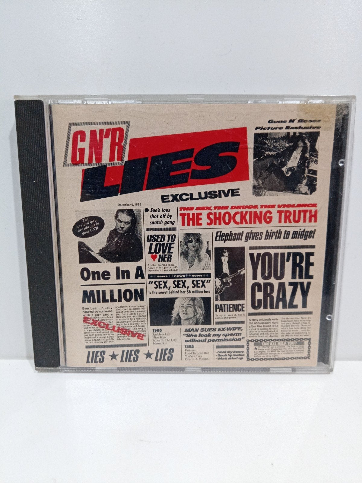 Guns N' Roses - G N' R Lies CD (1988), Ophalen of Verzenden, Gebruikt, Poprock