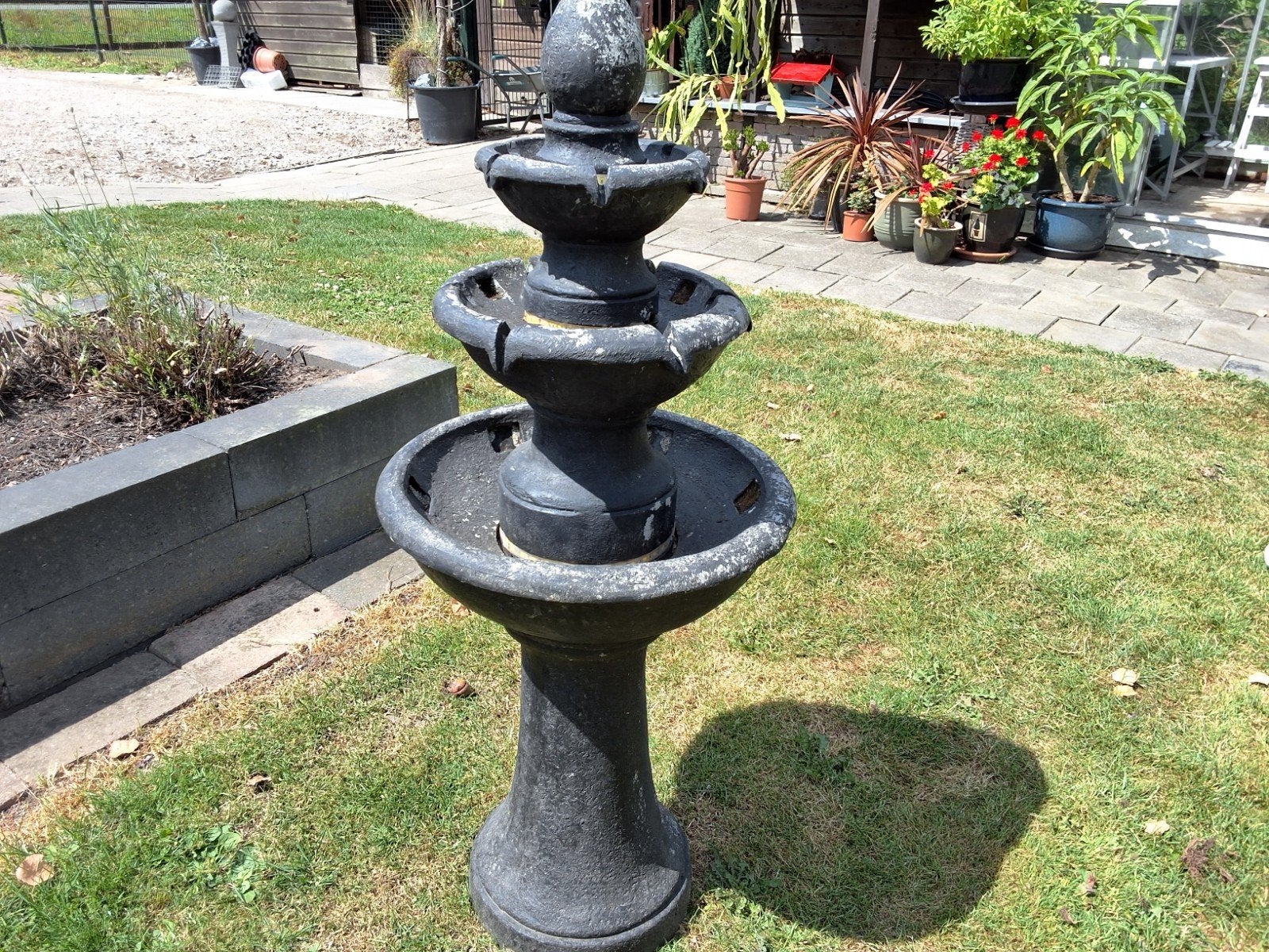 water fontein, ordament., Tuin en Terras, Ophalen, Kunststof, Fontein