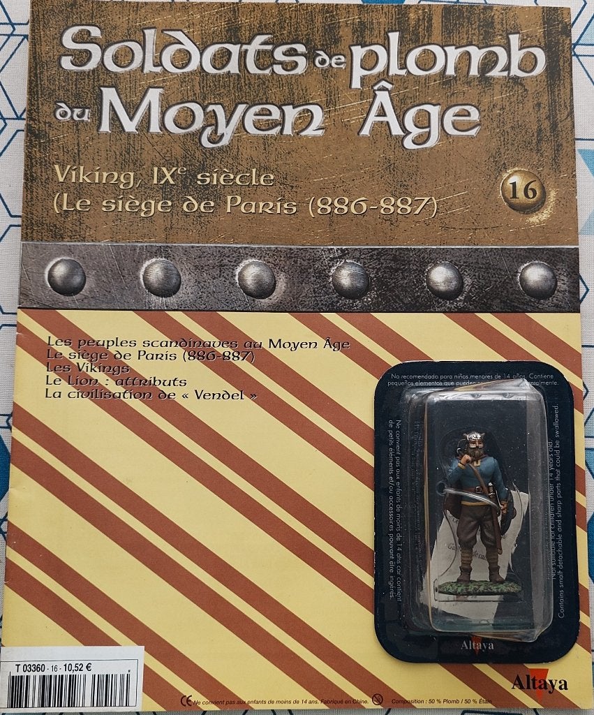 Tinnen Viking krijger, Verzamelen, Ophalen of Verzenden, Nieuw