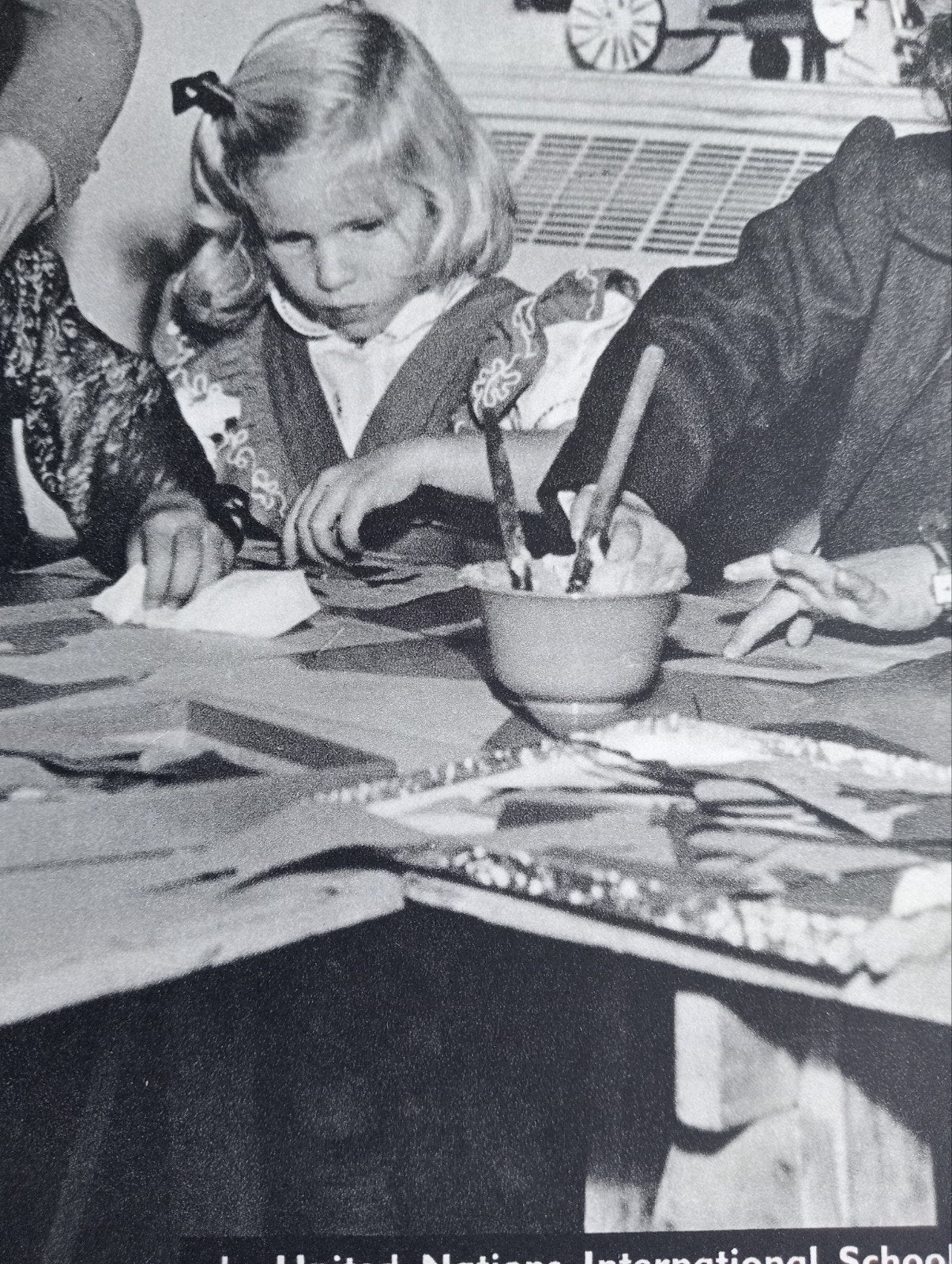 United Nations fotogravure jaren 60 International School, Verzenden, 1960 tot 1980, Gebruikt, Overige onderwerpen