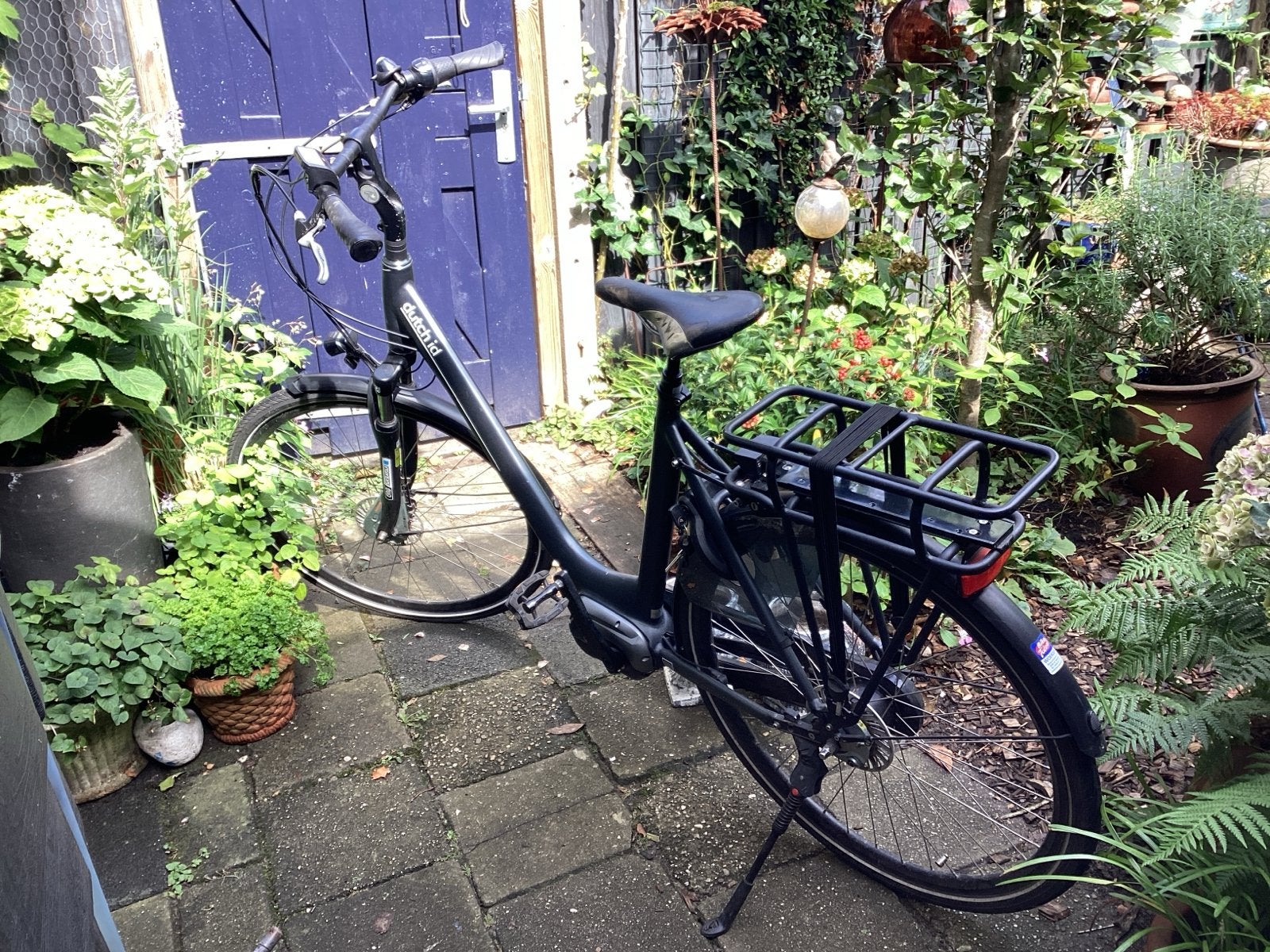 Dutch ID E-bike - Fietst goed, ook zonder ondersteuning, Gebruikt, Versnellingen, 56 cm of meer, Trommelrem