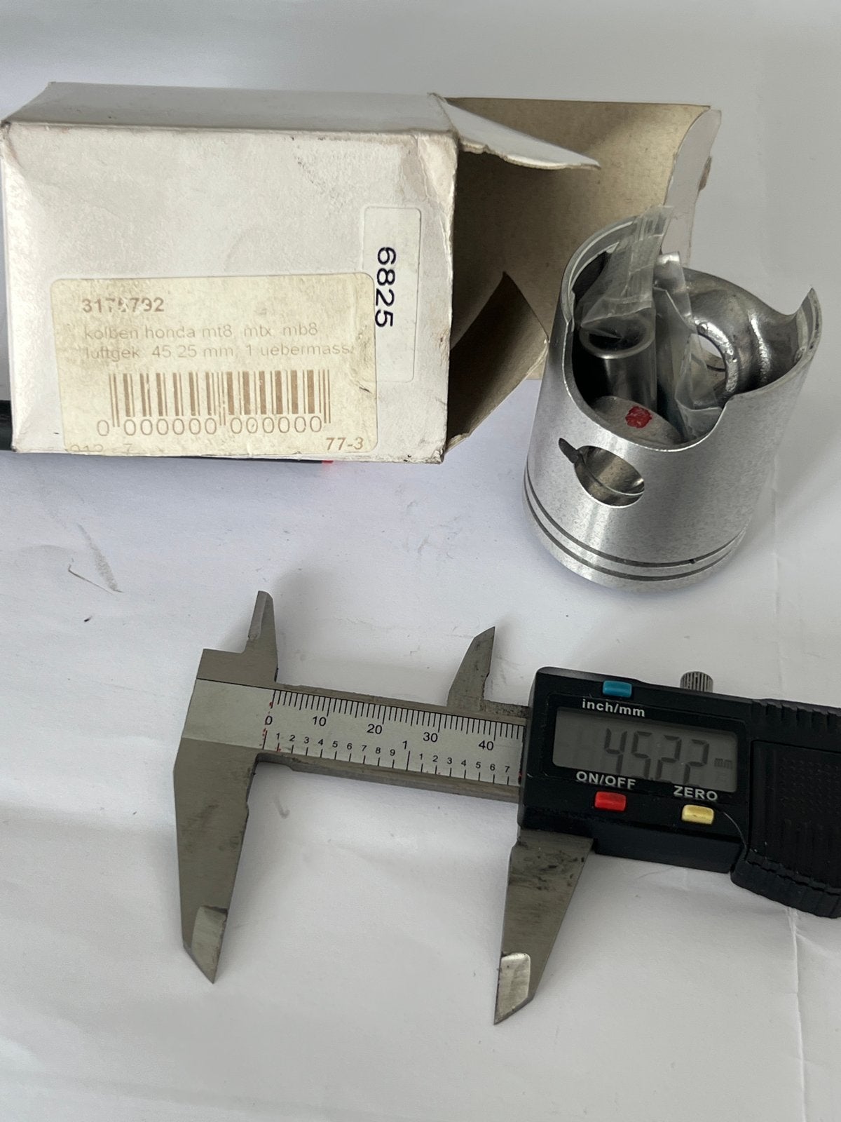 Honda MT80 MB80 Overmaatse Zuiger 45.25mm, Ophalen of Verzenden, Nieuw