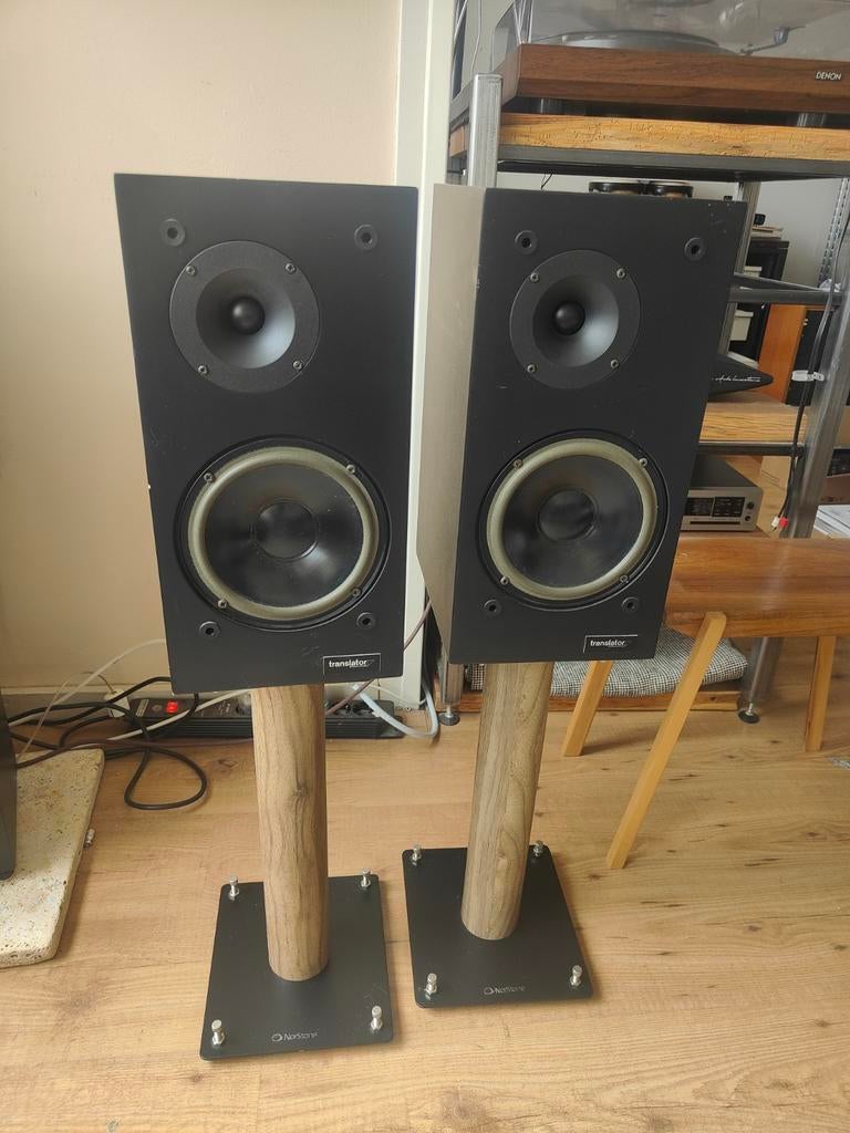 Translator Impact 10 boekenplank speakers, Audio, Tv en Foto, Luidsprekers, Ophalen, 60 tot 120 watt, Front, Rear of Stereo speakers