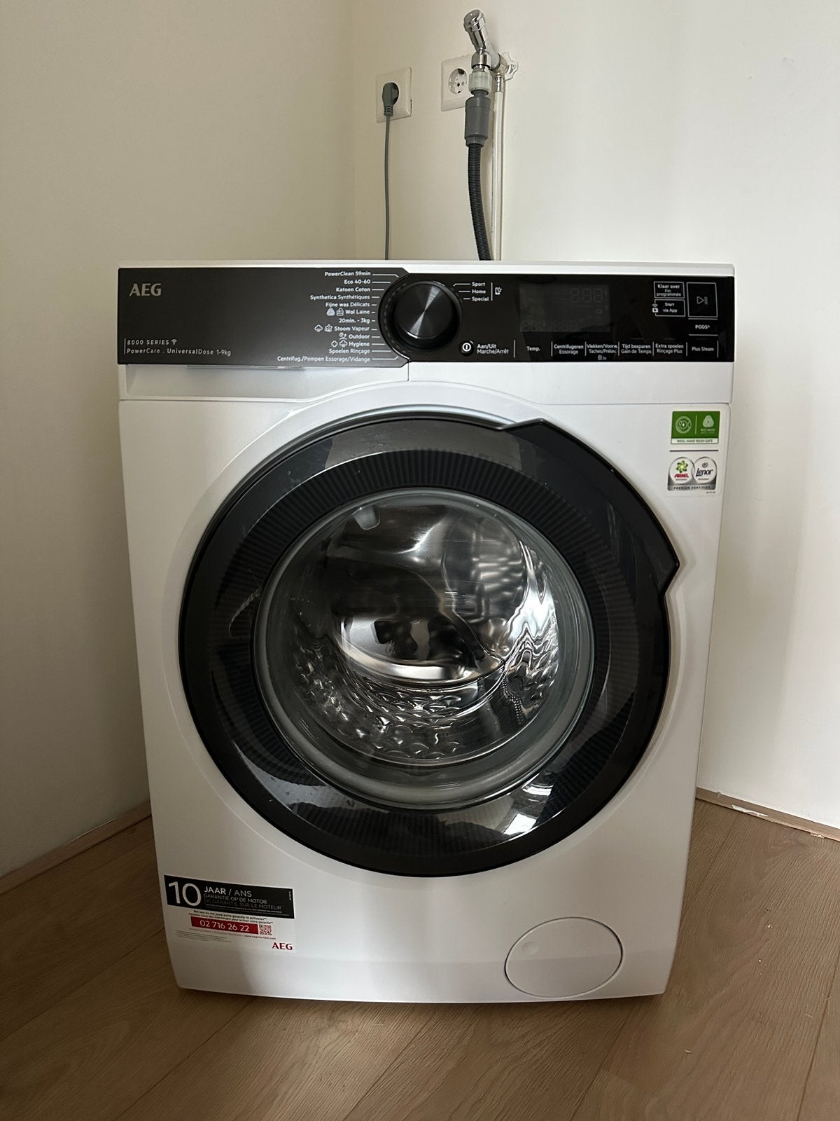 AEG PowerCare UniversalDose, Witgoed en Apparatuur, Wasmachines, Ophalen, Minder dan 85 cm, Zo goed als nieuw, 1200 tot 1600 toeren