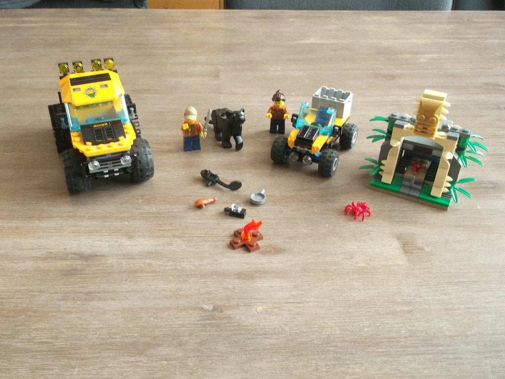 lego jungle 60159 jungle halftrack mission (2017), Ophalen of Verzenden, Gebruikt, Complete set, Lego