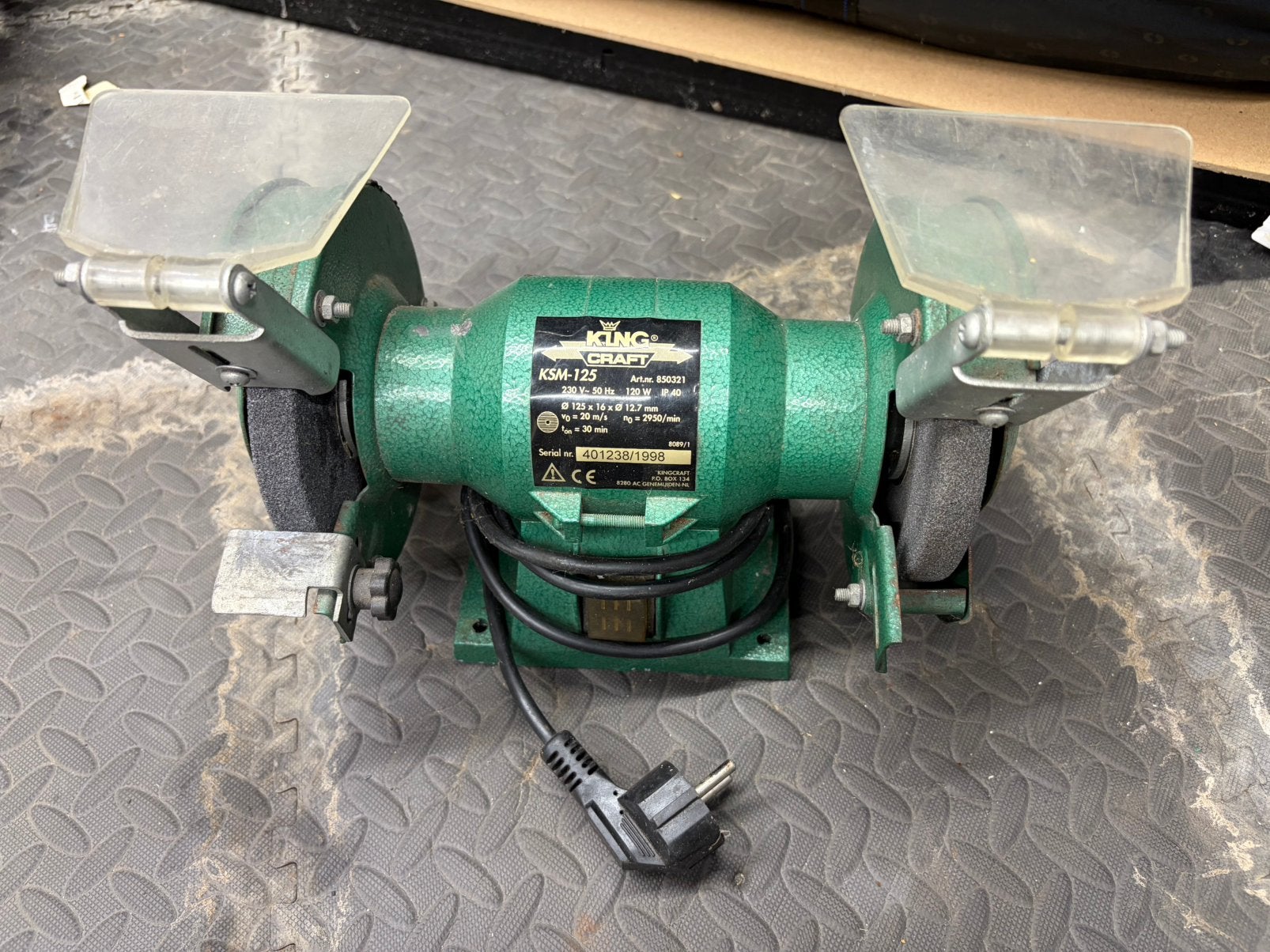 Slijpmachine, Ophalen of Verzenden, Zo goed als nieuw, Minder dan 700 watt, Werkbankslijpmachine
