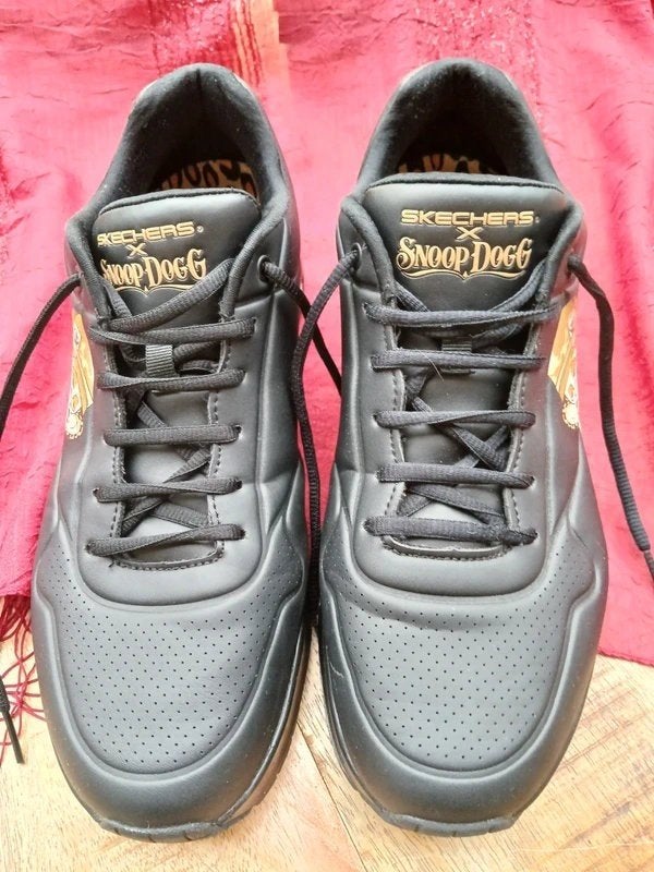 Skechers x Snoop Dogg Dr. Bombay Uno Maat 43 Zgan!, Zwart, Ophalen of Verzenden, Skechers, Sneakers of Gympen