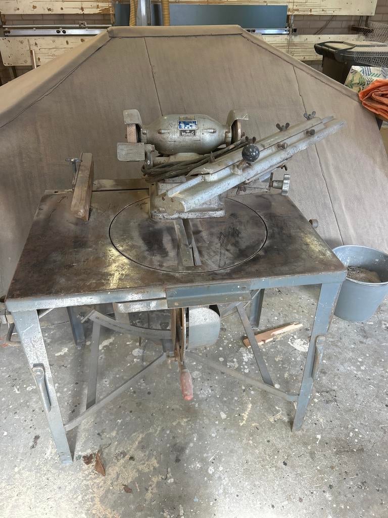 Elu Werkbankslijpmachine MHW 6 - Vintage en Robuust, Ophalen, Gebruikt, Minder dan 700 watt, Werkbankslijpmachine