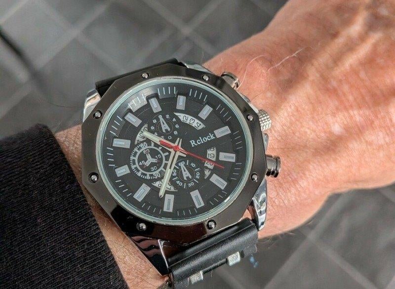 Herenhorloge Quartz Analoog Display 2 uitvoeringen, Polshorloge, Nieuw, Kunststof, Ophalen