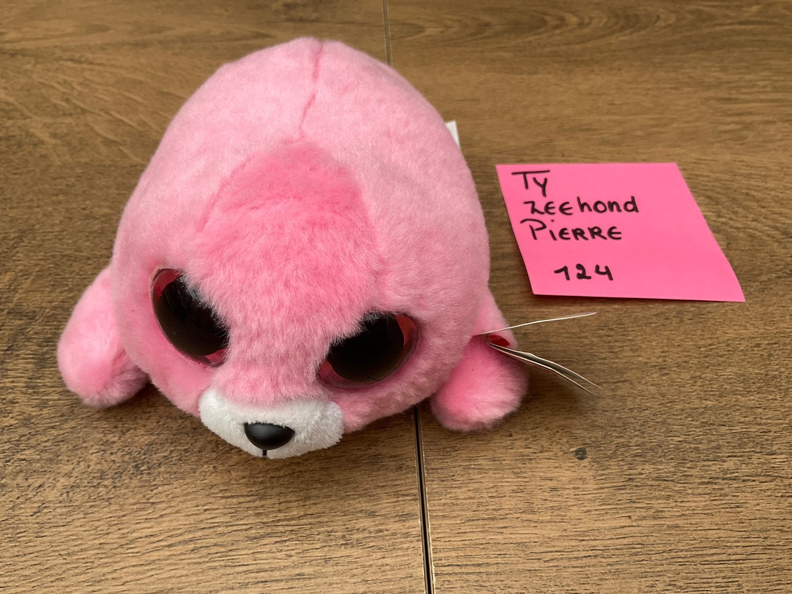 Nieuwe roze pluche beanie TY Pierre knuffel, Kinderen en Baby's, Speelgoed | Knuffels en Pluche, Ophalen, Overige karakters, Overige typen