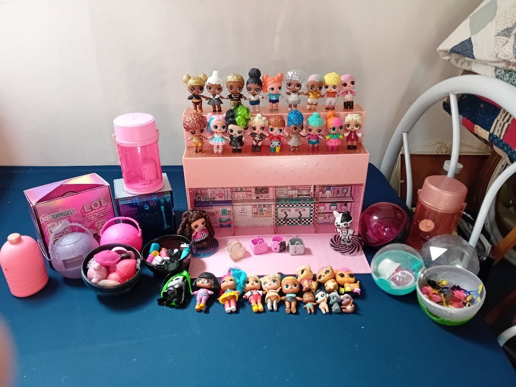 LOL poppetjes met opbergbox., Ophalen of Verzenden, Zo goed als nieuw, Overige typen