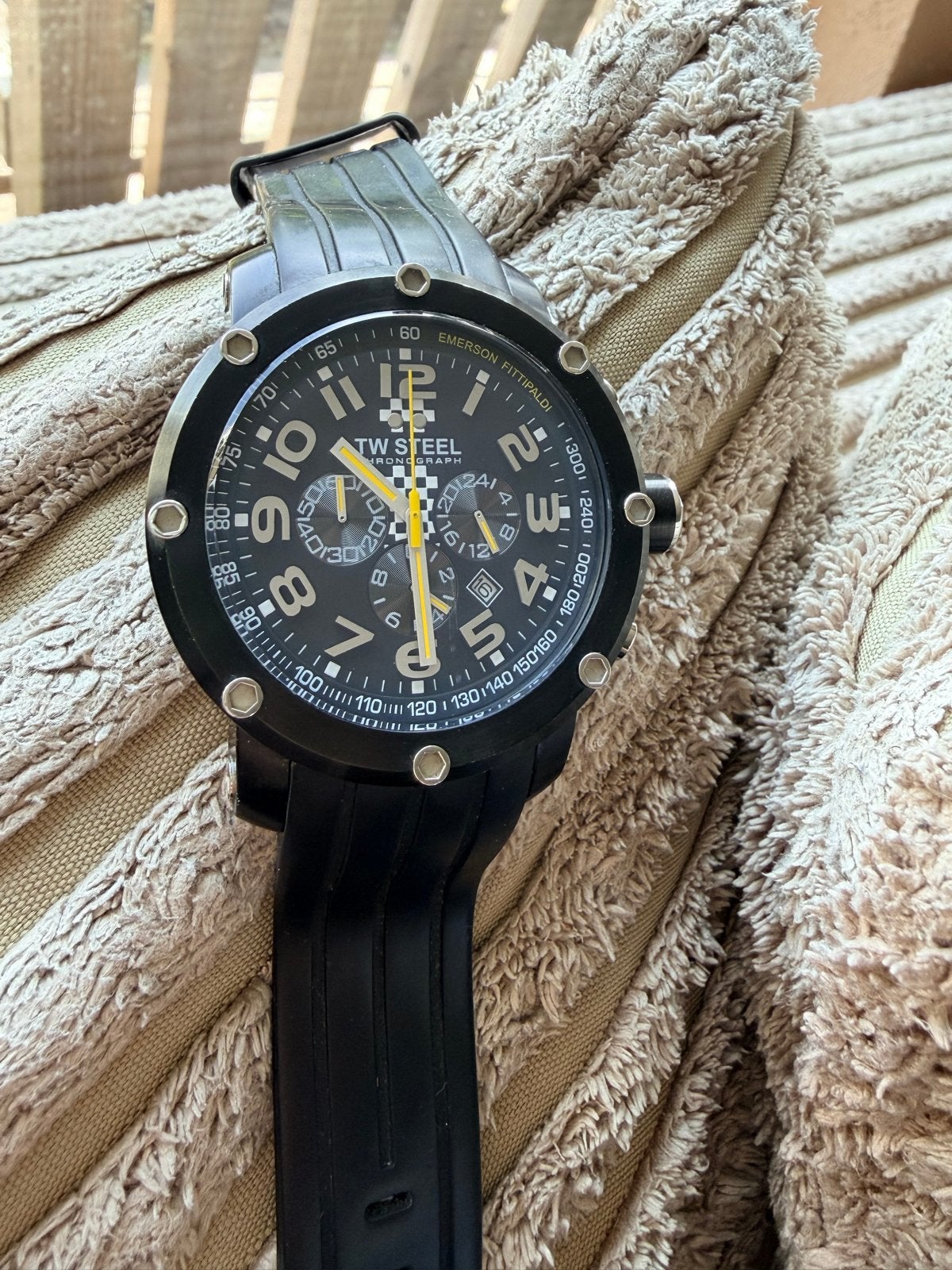 TW Steel TW610 Emerson Fittipaldi Chronograaf Horloge, Overige merken, Staal, Polshorloge, Kunststof