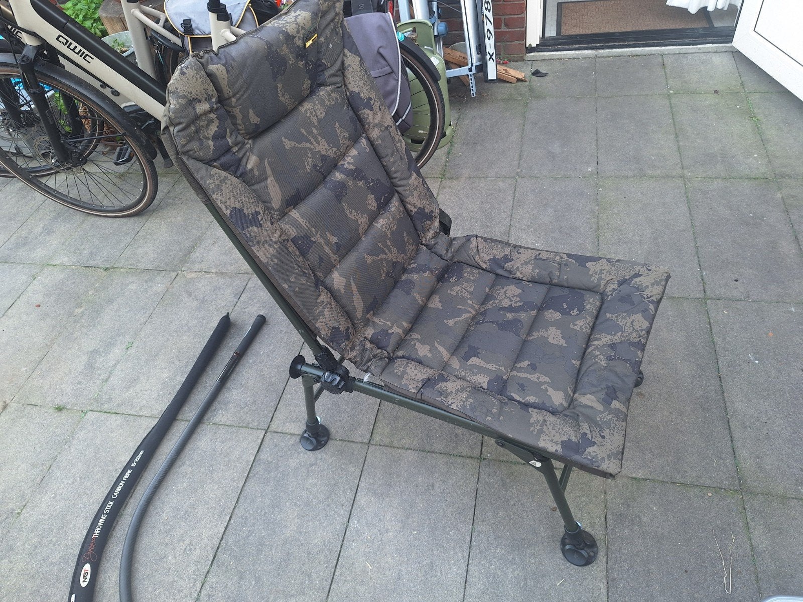 Comfortabele karper/visstoel - Ideaal voor lange sessies, Ophalen, Gebruikt, Overige typen