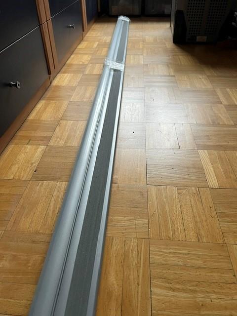 duette raamdecoratie luxaflex lamellen 246 breed , 200 hoog, Huis en Inrichting, Ophalen, Zo goed als nieuw, Grijs