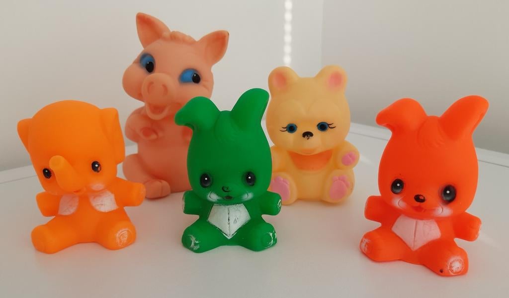 Vintage / Retro piepbeestjes, Ophalen, Gebruikt