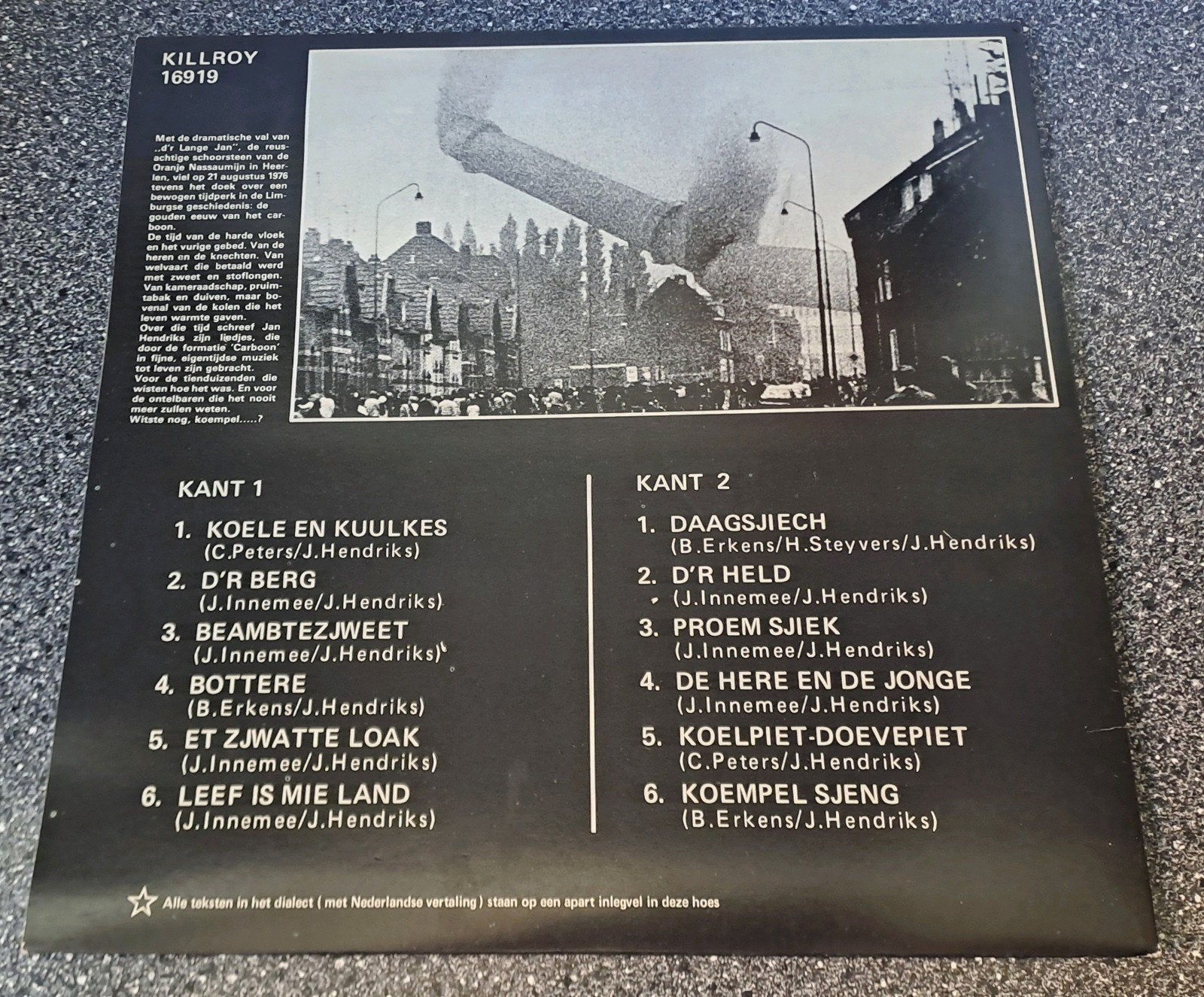 Witste nog, Koempel...van Carboon - Limburgse mijnwerker, LP, Ophalen of Verzenden, Zo goed als nieuw, Streekmuziek