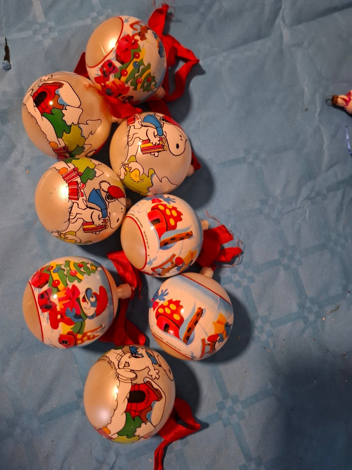 vintage Snoopy / Peanuts kerstballen erg geliefd onder verza, Ophalen of Verzenden, Zo goed als nieuw