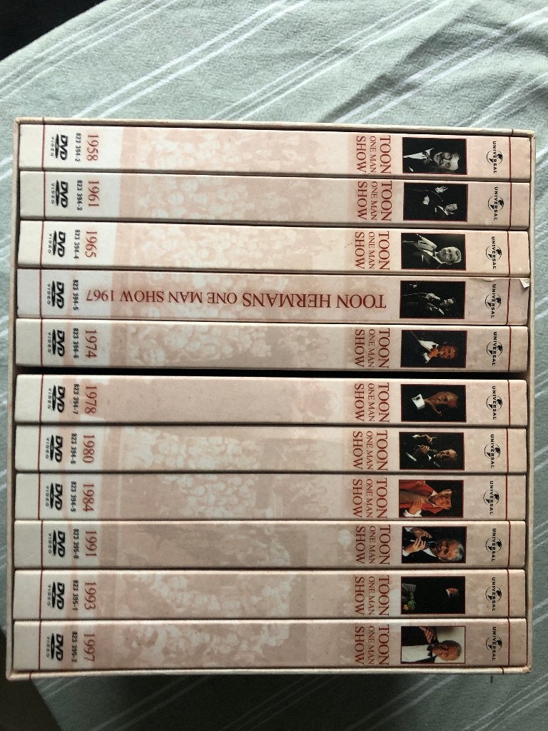 Toon Hermans One Man Shows 1958-1997 DVD Boxset, Ophalen, Gebruikt, Alle leeftijden, Toon Hermans