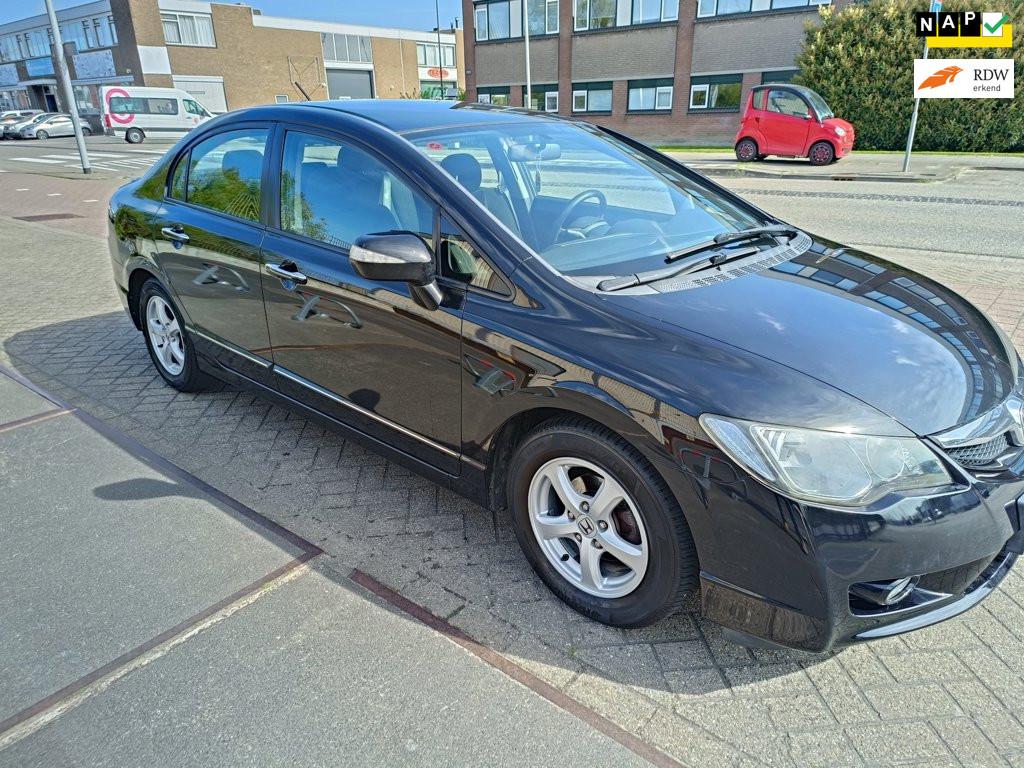 Honda Civic 1.3 Hybrid Elegance, Auto's, Honda, Euro 5, Automatische klimaatregeling, Gebruikt, Zwart
