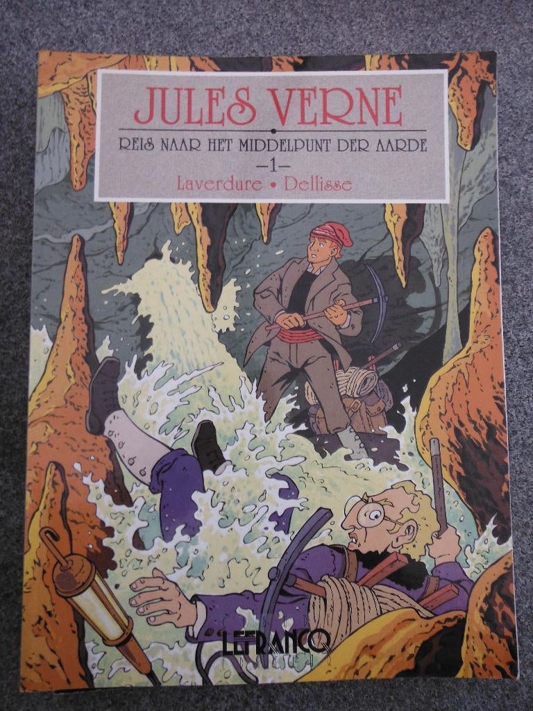 Jules Verne. Reis naar het middelpunt der aarde., Boeken, Eén stripboek, Ophalen of Verzenden, Gelezen