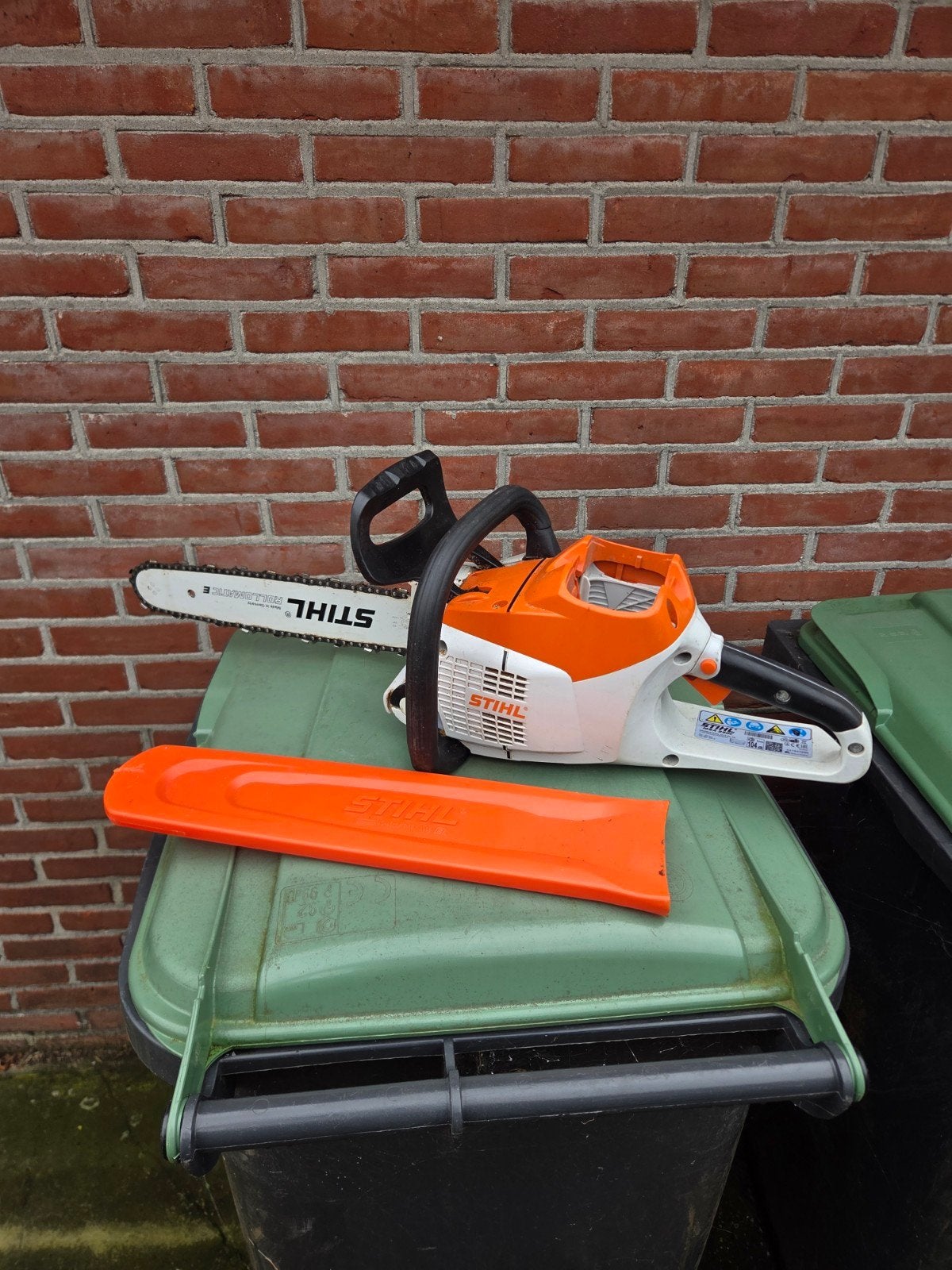 Stihl msa 220c accu kettingzaag. 2020!!, Ophalen of Verzenden, Zo goed als nieuw, Stihl