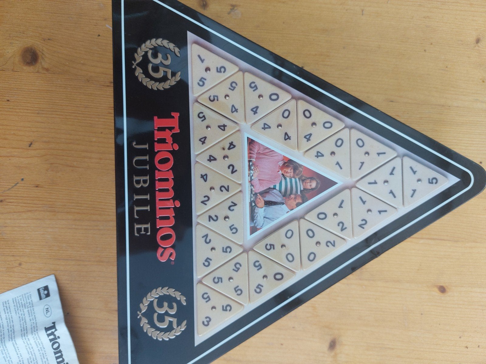 Triominos Jubileum Editie - Zo goed als nieuw, Een of twee spelers, Ophalen of Verzenden, Zo goed als nieuw, Goliath