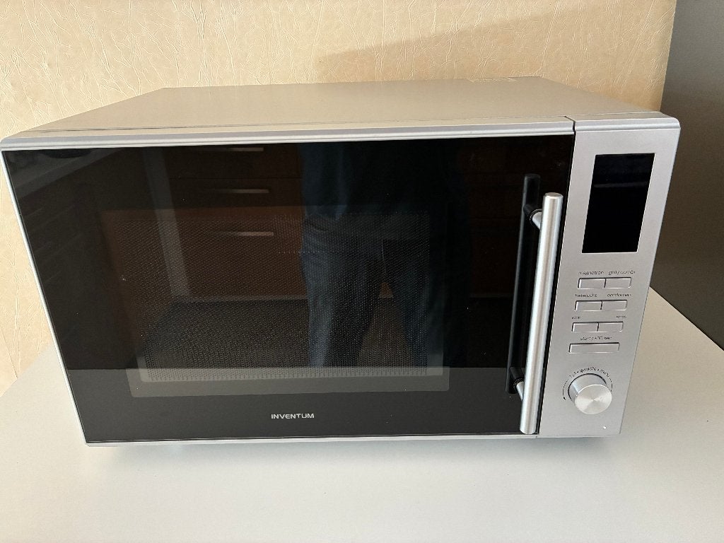 Inventum MN306C - Combimagnetron - 30 liter - RVS/Zwart, Ophalen, Combimagnetron, Gebruikt, Hete lucht
