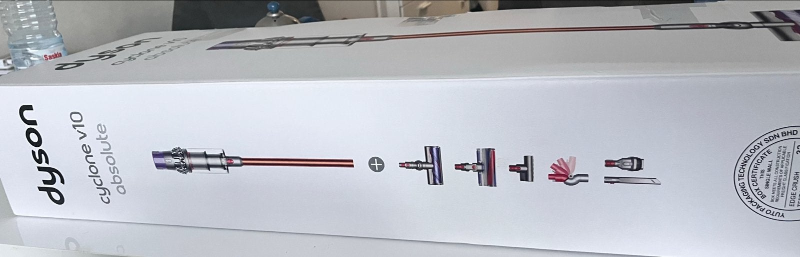 Dyson Cyclone V10 Absolute Steelstofzuiger - Nieuw in doos, Witgoed en Apparatuur, Ophalen, Dyson, Reservoir, Steelstofzuiger