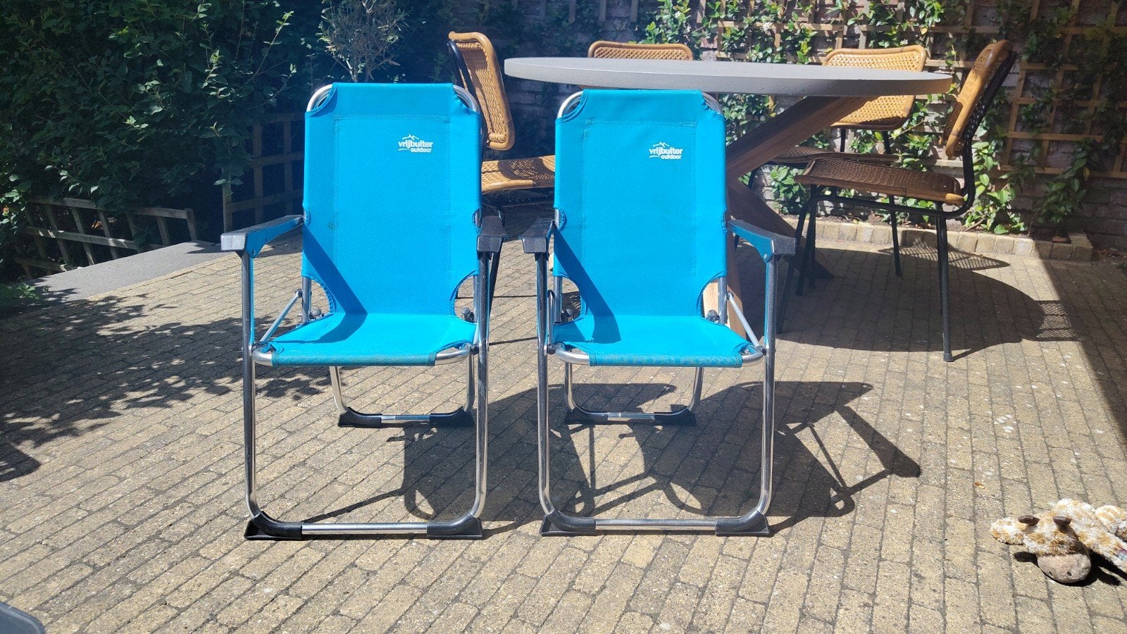 2x Opklapbare Kinderstoel Vrijbuiter - Zeer Degelijk, Ophalen, Gebruikt, Campingstoel