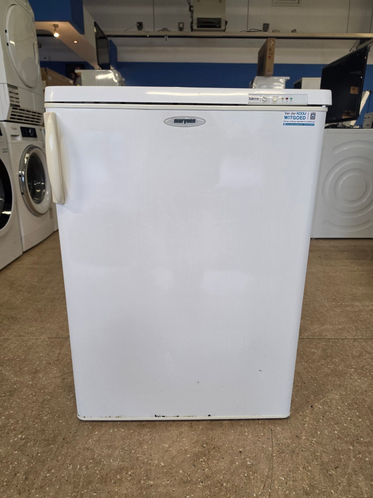 Marijnen tafelmodel vriezer | A klasse | Gratis thuis 🚚✅️, Vrieskast, Jirnsum, Gebruikt, Minder dan 85 cm