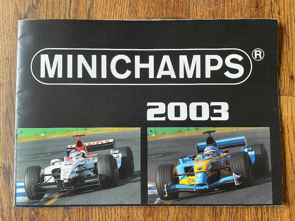 Minichamps modelcar catalogus folder brochure, Ophalen of Verzenden, Nieuw, Auto, MiniChamps