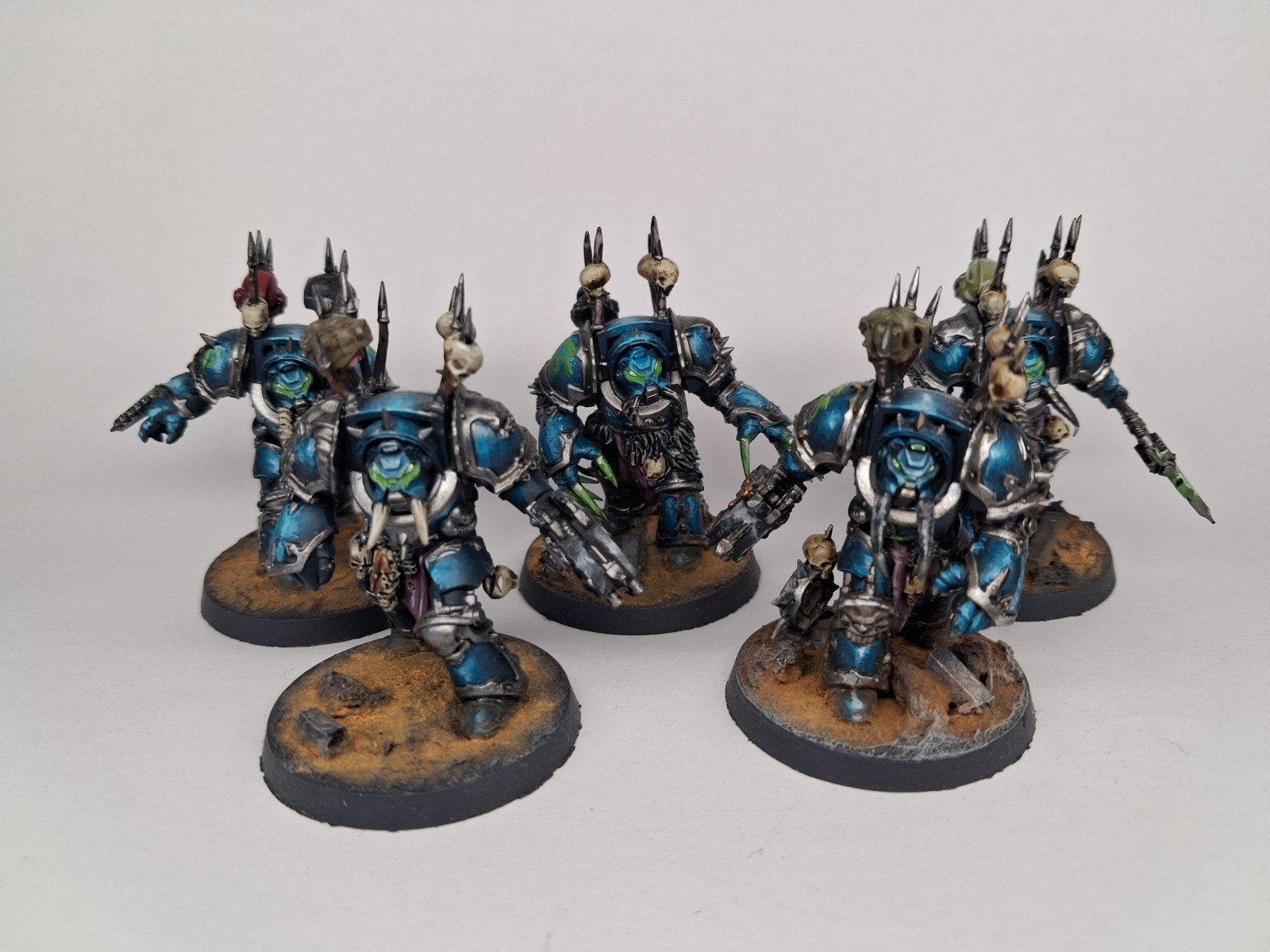 Warhammer 40k chaos space marine army (mostly painted), Figuurtje(s), Ophalen of Verzenden, Geverfd, Warhammer 40000
