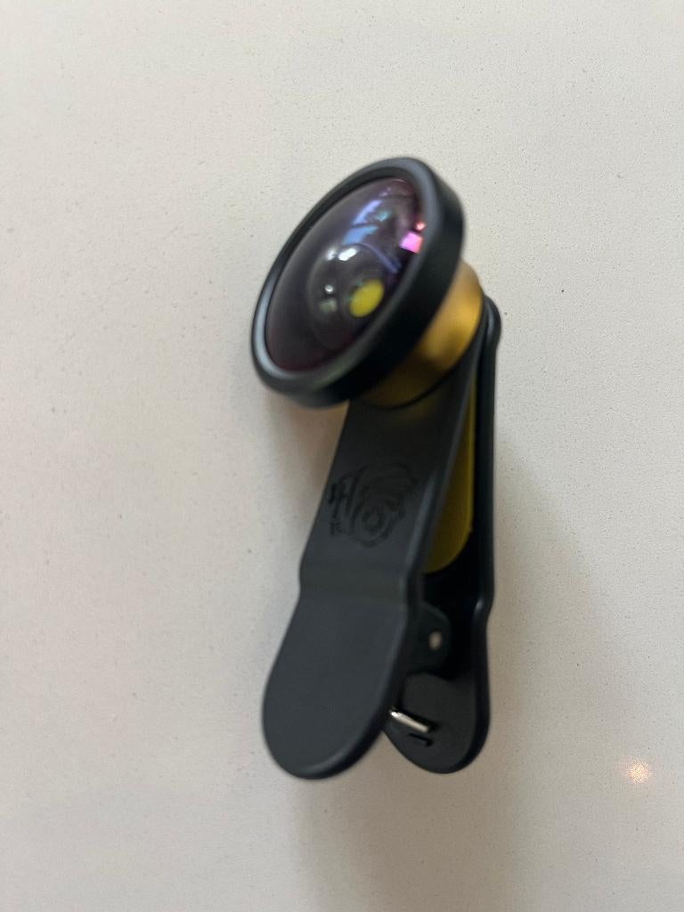 Black Eye smartphone lens, Ophalen of Verzenden, Zo goed als nieuw, Groothoek Fisheye-lens, Zoom
