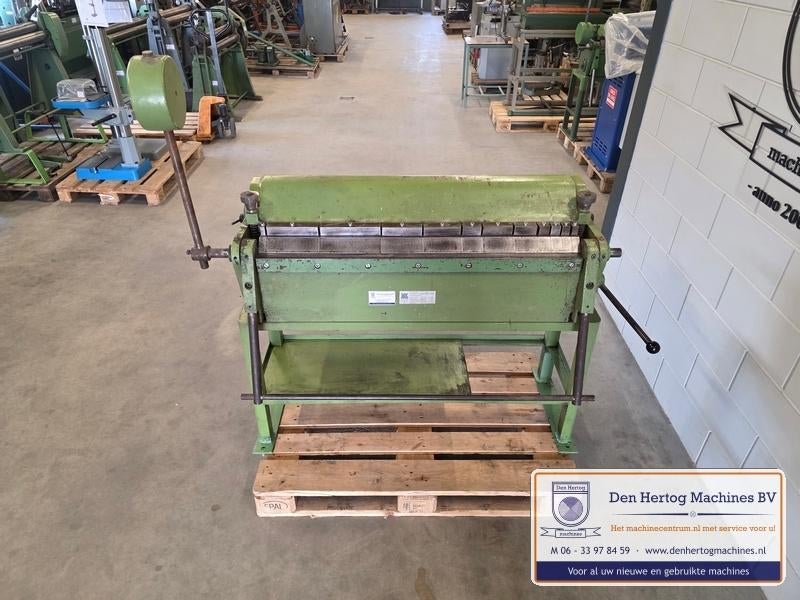 gebruikte vingerzetbank plooibank 1020x2mm JORG 3021, Ophalen, Gebruikt