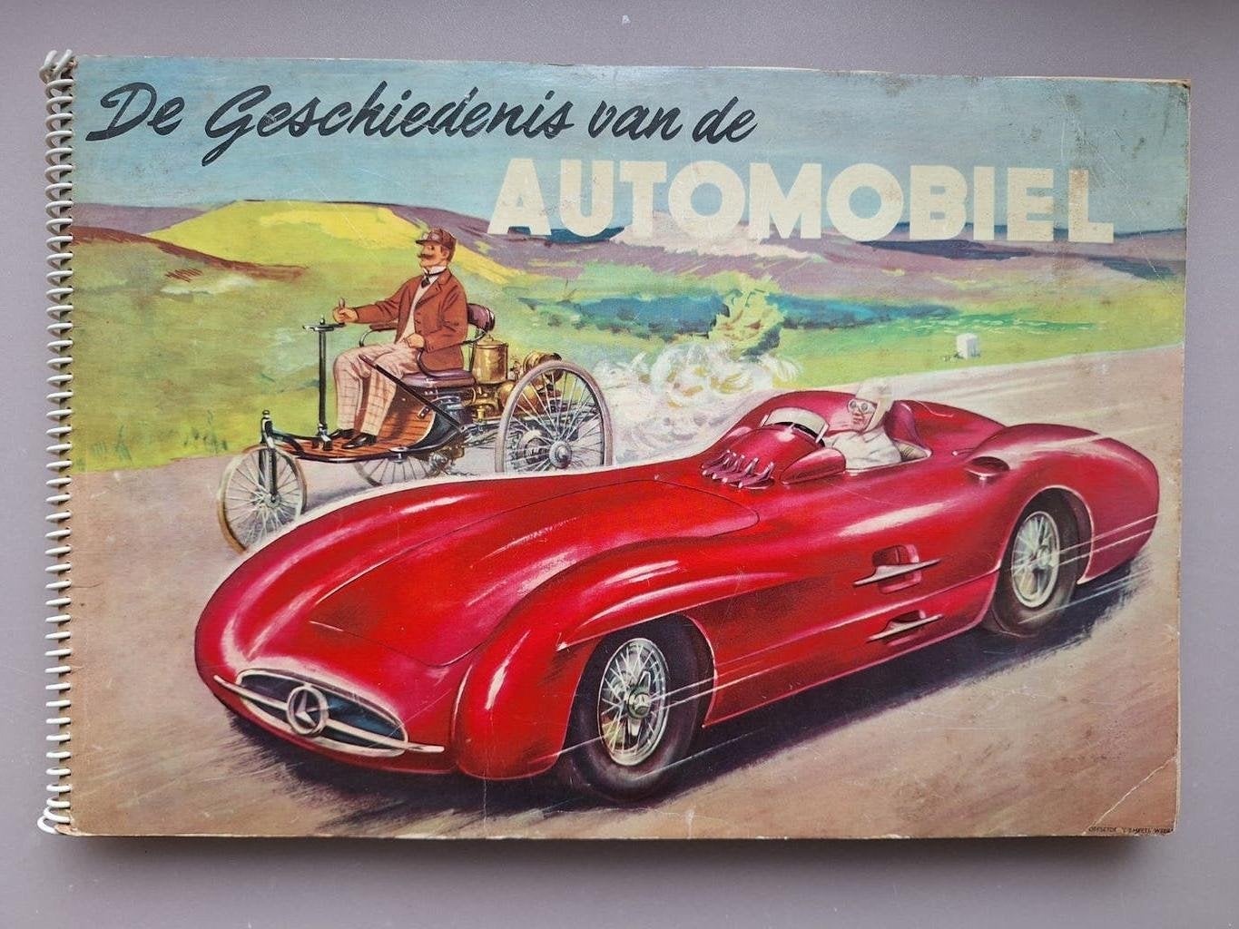 De Geschiedenis van de Automobiel - Vintage Boek, Ophalen of Verzenden, Gelezen, Algemeen, Piet Olyslager
