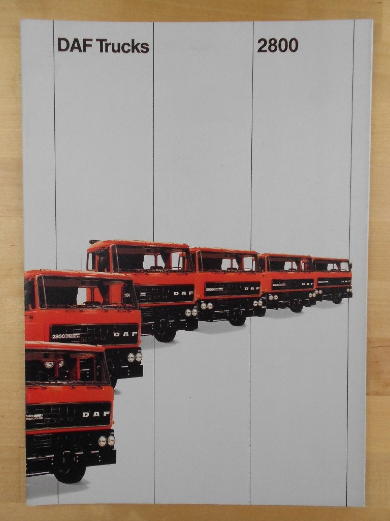 DAF 2800 Brochure ca 1982, Boeken, Ophalen of Verzenden, Zo goed als nieuw, Overige merken, DAF