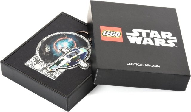 Lego Gear Coin, Jango Fett's Firespray-Class Starship Lentic, Star Wars, Lego, Accessoire, Nieuw